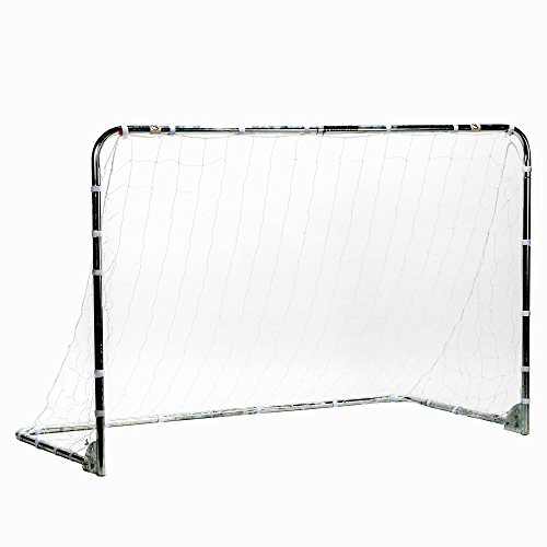 Franklin Sports Premier Steel Soccer Goal - Folding Backyard Soccer Goal with All
