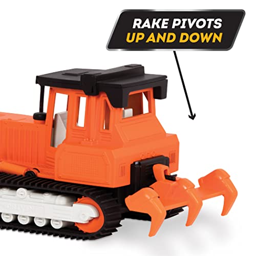 DRIVEN by Battat Bulldozer Toy, 1:24 Scale with Sound, Orange, Trucks by Driven by Battat - Image 6