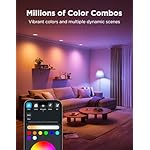 Govee BR30 Smart Light Bulbs, Works with Matter, Alexa and Google Assistant, LED Light Bulb, WiFi RGBWW Color Changing Flood Light Bulbs, Recessed Can Light Bulb, 2.4Ghz only, 850 Lumen, 4 Pack - Image 2