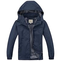 Blu Apparel Kids Waterproof Jacket Childrens Rain Coat ideal for School Coat, Walking Windproof Jacket, Childrens Rain Jacket