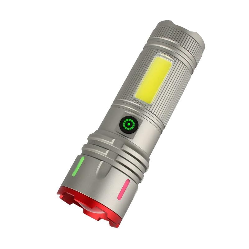 Happiest Minds Techno COBA C-33-C Small Flashlight Outdoor Strong Light Multi Functional Aluminum Alloy Linternas Powerful Diving Flashlight-image-34