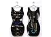 On the way Jewelry Hanging Non-Woven Organizer Holder With Hander
