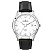 Produktbild Dugena Herren-Armbanduhr 4460911 Tresor Automatik, Automatikwerk, weißes Zifferblatt, Edelstahlgehäuse, Saphirglas, Lederarmband, Dornschließe, 10 bar