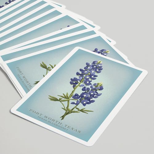 Lantern Press Baraja de Cartas Póker Bluebonnet 52 Unidades miniatura 5