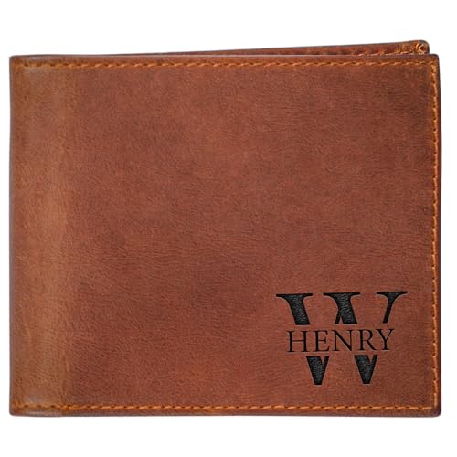 Personalized Men Wallet, Custom Wallets for Men, Gifts for Christmas, Groomsmen's Birthday, College Graduation, Valentines Day, Fathers Day, Anniversary, Gift For Him, Dad, Boyfriend, Husband