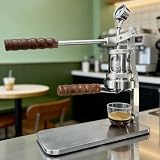 Manual Lever Espresso Maker, With Pressure Gauge, Operating Pressure 0 Bar - 16 Bar, Pc Transparent Chamber, For Camping Travel, Commercial Use