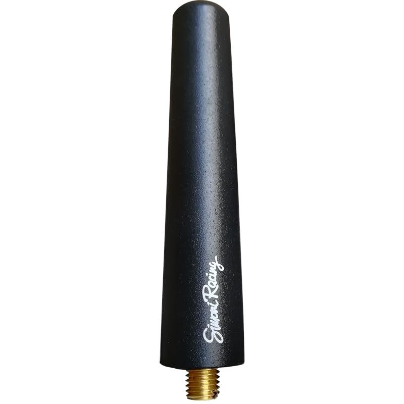 Simoni Racing Antenne Caoutchouc 'Gum' Noire - Longueur 6 Cm, Universelle