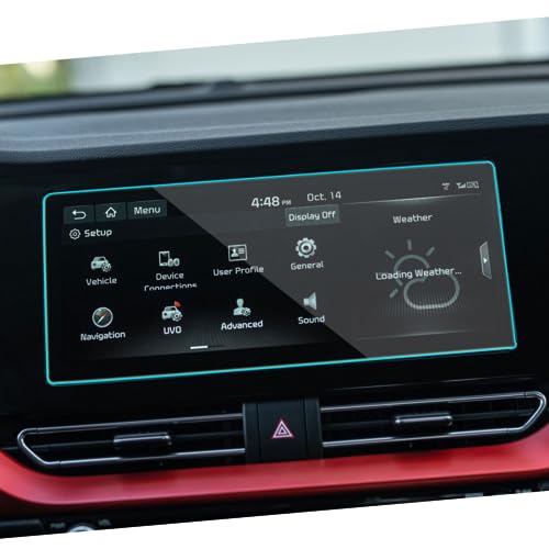 Pantalla de navegación Kia Sorento Hybrid 2021: película protectora de vidrio templado