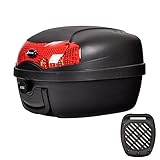 サンパーシー バイクリアボックス 大容量30L ダイヤルロック 防水設計 トップケース