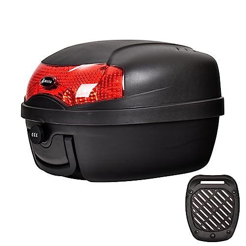 サンパーシー バイクリアボックス 大容量30L ダイヤルロック 防水設計...