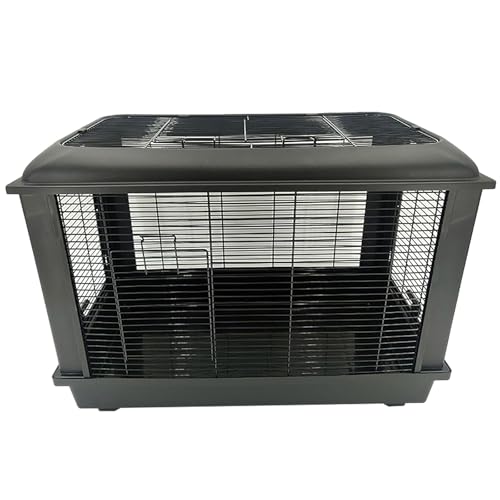 ハムスターケージ ハムスターゲージ hamster cage 透明 深めトレイ 快適 便利 全面クリア 風通しがよい 大型 組立式 掃除しやすい 持ち運びやすい 小動物 ケージ 飼育ケース ハリネズミ シマリス モモンガ デグー モルモット うさぎ 小屋