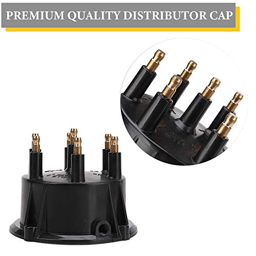 Distributor Cap And Ignition Rotor Kit For 4.3L V6 Engines With Thunderbolt Iv And V Hei Ignitions - Replaces 815407Q5, 815407A2, 18-5274 #TOP2