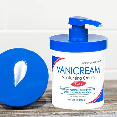 Vanicream Gluten Free & Fragrance Free Baby Moisturizing Cream, 16 Oz Pump, Packaging May Vary #TOP5