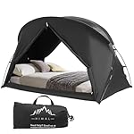 Bed Tent Canopy Twin, Blackout Portable Sleep Tent Easy Setup, Breathable Mesh, Privacy Curtains for Adults, Ideal for Indoor
