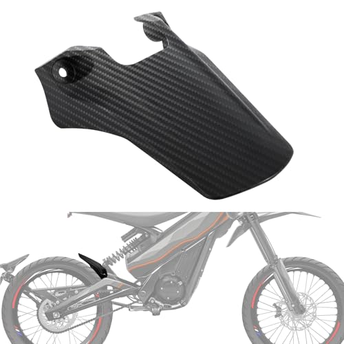 Image of Electric Dirt Bike Rear Fender Mud Guards Mudguards for Talaria X3 XXX PRO Imitation Carbon Fiber