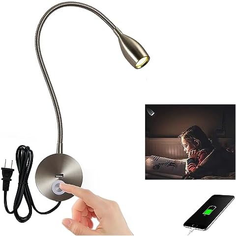 CRISETEK Touch Switch Dimmable Reading Light Cover