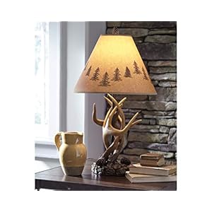 Signature Design by Ashley Derek Rustic Cabin Antler Lamp Set, 2 Count, Brown Signature Design by Ashley Derek Rustic Cabin Antler Lamp Set 2 Count Brown