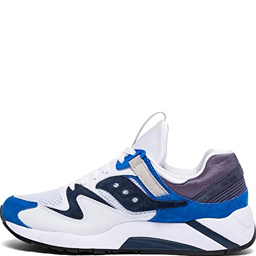 Saucony Grid 9000 Chaussures White Blue basket running
