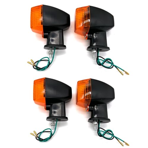 Luces intermitentes delanteras y parada trasera de gran visibilidad para moto ZXR y KLE, 4 uds