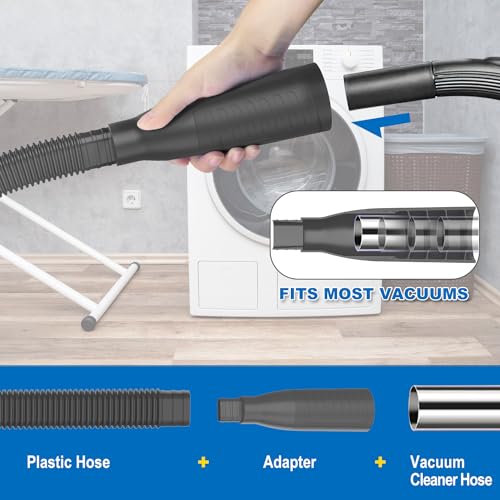 Petode DRYER VENT CLEANER KIT Vacuum Hose Attachment, Quickly Lint Remover Dryer Lint Vacuum Attachment thumb #2