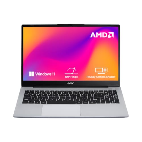 Image of Acer Aspire 3, AMD Ryzen 3-5400U, 8GB RAM /512GB SSD, 15.6 inch /39.62 cm, Full HD IPS Display, Windows 11 Home, AMD Radeon Graphics, Steel Gray, 1.79 KG, A325-42, Premium Thin and Light Laptop
