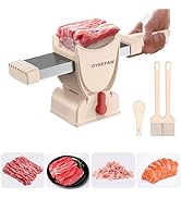 OYKEFAW Fresh Meat Slicer Adjustable 2mm/4mm - Manual Precision Cutter for Beef, Pork, Lamb, Chic...