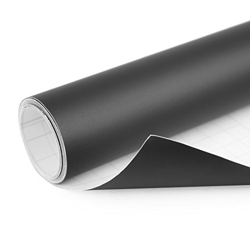 uxcell Matte Black Bubble Free Self Adhesive Car Vinyl Film Wrap Sticker Decal 152cm x 30cm