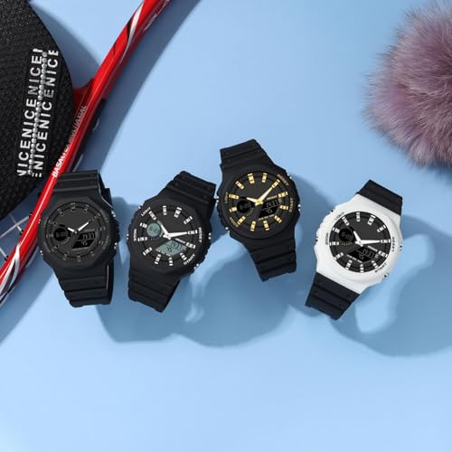 findtime Black Unisex Watches Digital, Watches for Men Women Waterproof Sports Electronic Men's Wristwatches Reloj Deportivo para Hombre LED Stopwatch3