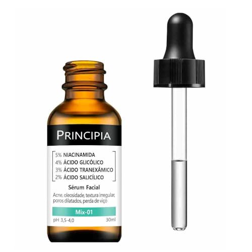 Sérum Principia Mix-01 (5% Niacinamida + 4% Glicólico + 3% Tranexâmico + 2% Salicílico)