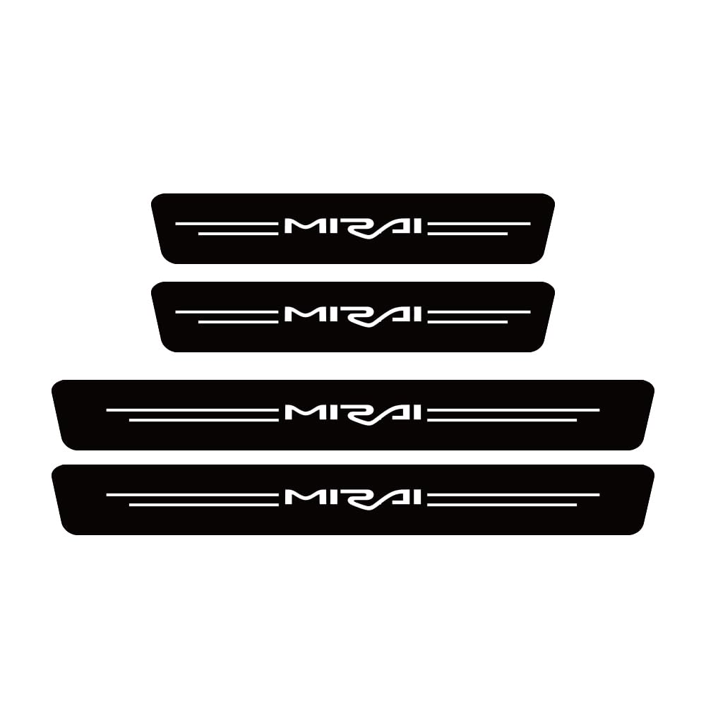 Sdyayfge Normal 4Pcs Kick Plates Car Door Sill Protector,For Mirai