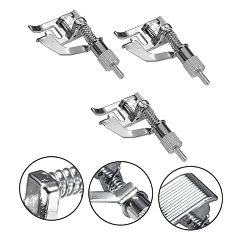 Ciieeo 3pcs pies prensatelas para máquina de coser miniatura 6