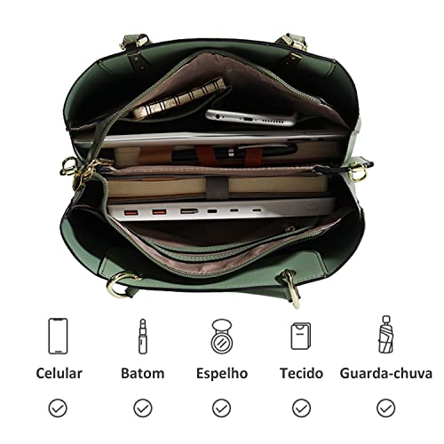Bolsas De MãO E Ombro Feminina AlçA RemovíVel Com Regulagem Para Mulheres Bolsa De Soft Pu Couro Bol