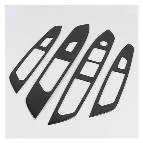 Autocollant bouton de fenêtre en carbone pour Tugella FY11, finition premium de porte