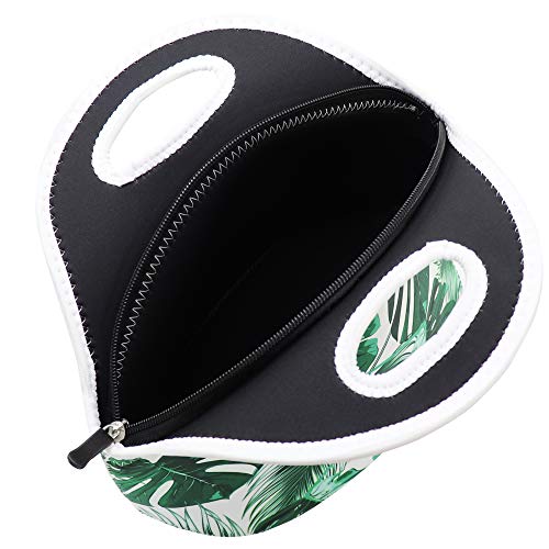Aiphamy Neoprene Lunch Bag For Kids, Insulated Lunch Box Tote For Women Men Adult Teens Boys Teenage Girls Toddlers (Tropical Leave) #TOP2