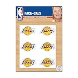 Wincraft NBA Los Angeles Lakers Face Tattoos, Team Colors, One Size