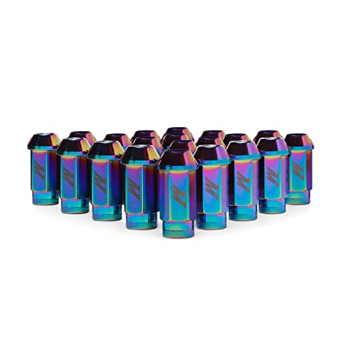 Image of Mishimoto Aluminum Locking Lug Nuts M12x1.25, 20pc Set, Neo Chrome
