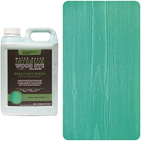 Littlefair's Water Based Wood Dye - Pastel Range (Tester Pot 15ml, Dovetail Grey)
