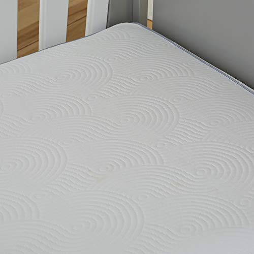 Image of Tempur-Pedic Cool Tot Cooling Fitted Waterproof Infant and Baby Crib Mattress Protector Pad & Toddler Bed Cover, Comfortable and Luxurious Topper, Machine Washable and Dryer Friendly, 52 inch x 28 inch- White