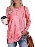 Tunic Tops for Leggings for Women Cute Sweatshirts Long High Low Shirts Soft 2XL