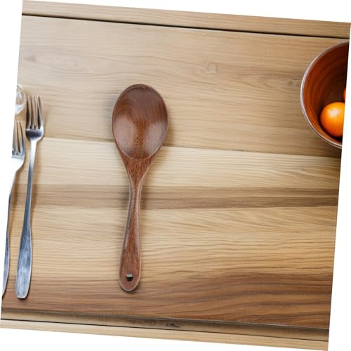 Utensilios de madera para servir ensaladas sin rayar 5