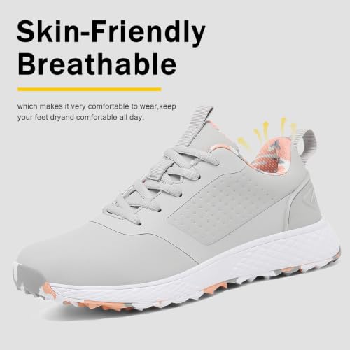 Image of ULTIANT Women Golf Shoes Spikeless Waterproof Golf Sport Sneakers Size5-10