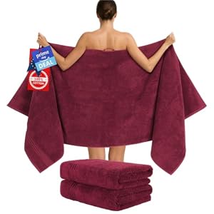 Hammetex Saunahanddoek 2-delig 80x200 cm, XL Douchehanddoek, 100% Katoen