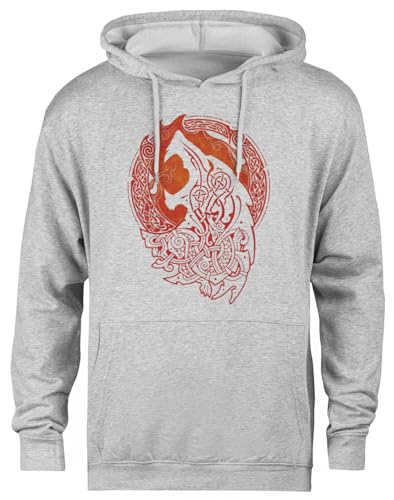 Sweat Fils De Fenrir Loki gris aux finitions haut de gamme et durables