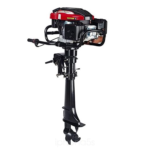 4 Tiempos 7 HP Motor fueraborda Gasolina 5.1kW 196cc Barco de Motor Fuera de borda refrigeración por Aire 1.4L