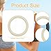 Menolana Weight Weighted Circle Workout Equipment Professional, 5lb, for Home Fitness Strength Training Yoga Exercise, Beige
