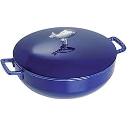 Cacerola Staub Staub Cacerola de Hierro Fundido, Azul, 28 cm