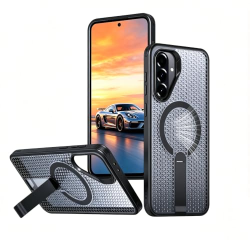 Coque Samsung Galaxy A56 antichoc magnétique compatible MagSafe avec maille de dissipation thermique