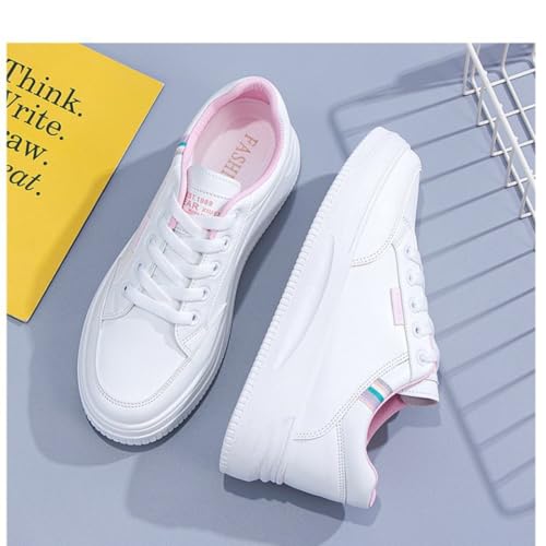 Women's Comfort Trendy Sneakers So Light Weight Rubber Soft Sole Korean Style Platform Chunky Casual Sneakers3