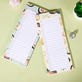 Zuimei 3 Pack Magnetic Shopping List Pad&1 Magnetic Pen Clip 150 Tear Off Sheets Magnetic Grocery List Magnetic Notepad Magnetic Pen Holder for Fridge - Image 6