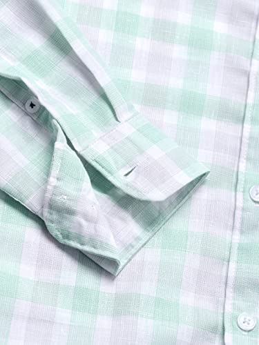 Image of Dennis Lingo Men's Green Casual Shirt